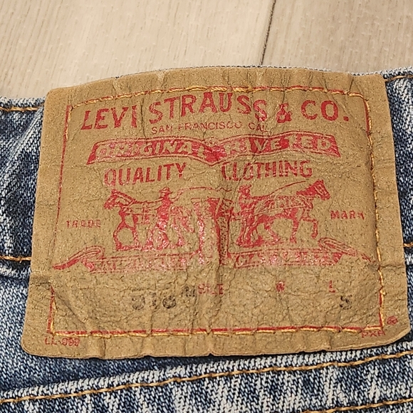 Levi's jeans women's W26 blue 518 Superlow Stretch boot cut flared wide leg boho - Picture 9 of 14